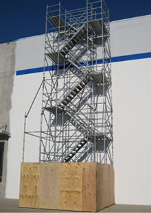 System Scaffold Stairtower